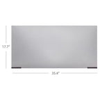 Étagère de rangement pliante multi-usage Origami à 4 niveaux avec roulettes, incluant 4 revêtements imperméables pour étagères métalliques, gris
