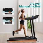 Tapis de course numérique intelligent pliable SereneLife – 12 programmes prédéfinis (SLFTRD40BT)