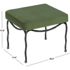 Lacarla Metal Legs Ottoman - SFV7920 - Safavieh Couture