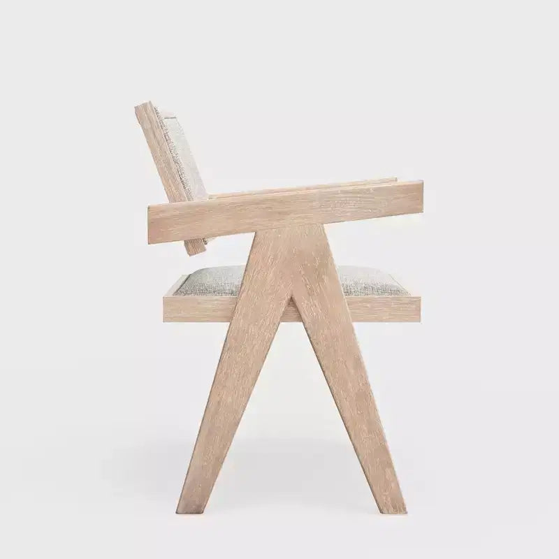Lot de 2 chaises d'appoint Raquel, Driftwood
