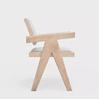Lot de 2 chaises d'appoint Raquel, Driftwood