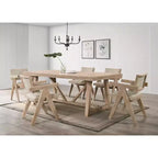 Lot de 2 chaises d'appoint Raquel, Driftwood