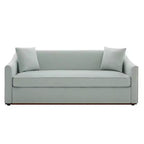 Christopher Knight Home Karim Canapé moderne 3 places en chenille avec oreillers décoratifs, 76 po