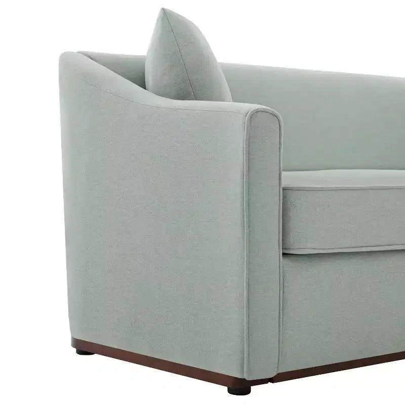 Christopher Knight Home Karim Canapé moderne 3 places en chenille avec oreillers décoratifs, 76 po