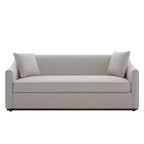 Christopher Knight Home Karim Canapé moderne 3 places en chenille avec oreillers décoratifs, 76 po