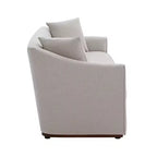 Christopher Knight Home Karim Canapé moderne 3 places en chenille avec oreillers décoratifs, 76 po