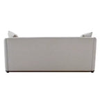Christopher Knight Home Karim Canapé moderne 3 places en chenille avec oreillers décoratifs, 76 po