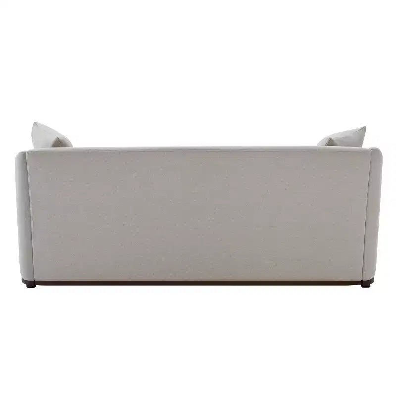 Christopher Knight Home Karim Canapé moderne 3 places en chenille avec oreillers décoratifs, 76 po
