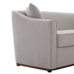 Christopher Knight Home Karim Canapé moderne 3 places en chenille avec oreillers décoratifs, 76 po