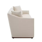 Christopher Knight Home Karim Canapé moderne 3 places en chenille avec oreillers décoratifs, 76 po