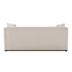 Christopher Knight Home Karim Canapé moderne 3 places en chenille avec oreillers décoratifs, 76 po