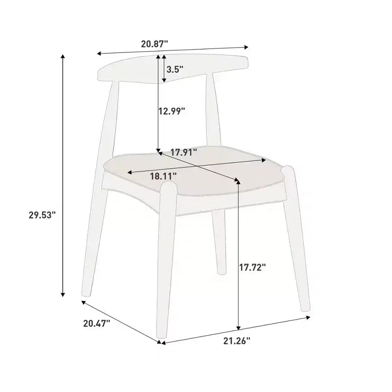 Christopher Knight Home Ahmad Ensemble de salle à manger moderne 5 pièces en bois d'hévéa avec chaises rembourrées en similicuir et table rectangulaire