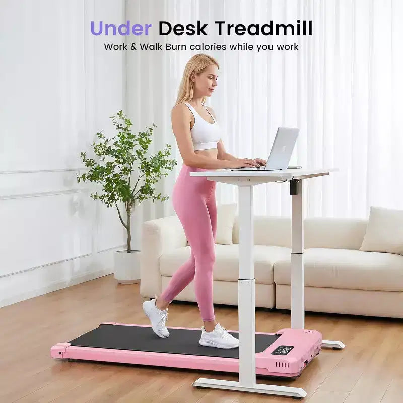 Tapis de course KRISRATE 6 en 1 de 3,5 CV avec plateforme vibrante et inclinaison de 12 %/15 %, tapis de course pliable sous le bureau pour la maison, le bureau