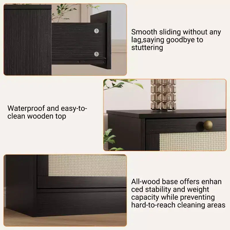Commode moderne à 12 tiroirs en bois robuste, meuble TV pour téléviseur de 65 pouces, grand meuble de rangement, pour salon, couloir
