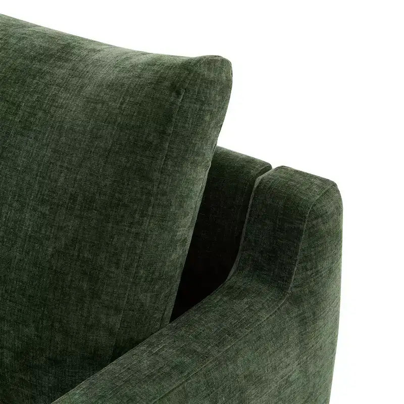 Whisen Modern Minimalist Accent Chair with Solid Wood Frame Ergonomic for Living Room, Soft Cushions and Spacious Design