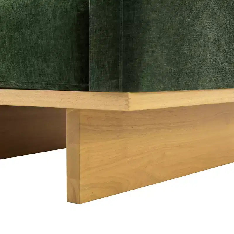 Whisen Modern Minimalist Accent Chair with Solid Wood Frame Ergonomic for Living Room, Soft Cushions and Spacious Design