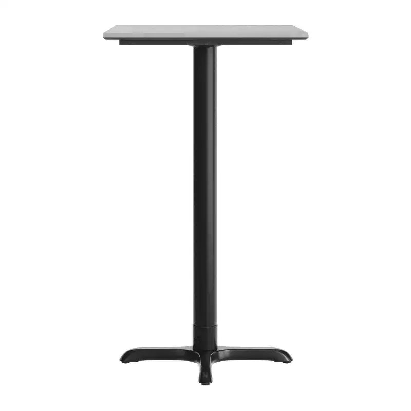 Plateau de table Flash Furniture Acadia avec technologie HPL TopGuard et base hauteur bar