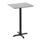 Plateau de table Flash Furniture Acadia avec technologie HPL TopGuard et base hauteur bar