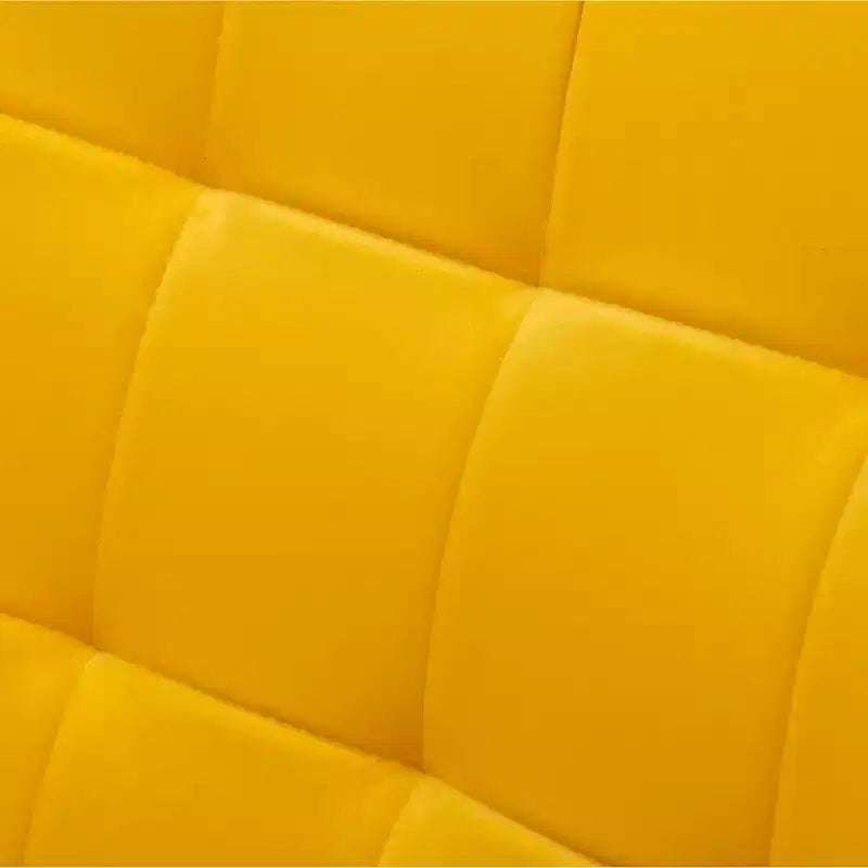 Fauteuil d'appoint capitonné en velours contemporain GDFStudio Valda avec dossier à oreilles et pouf