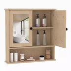 Space-Saving Wall Mounted Bathroom Medicine Cabinet - Adjustable Shelf, White Finish, Over Toilet Storage, Bathroom Organizer, Easy Install, Durable