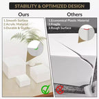 Versatile 6-Piece Display Riser Set Multi-Size Food Display Stands for Dessert Buffet Retail Events Styling