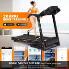 Tapis roulant pliable GDFStudio Velocity avec écran LED et inclinaison manuelle