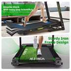 Tapis roulant pliable GDFStudio Velocity avec écran LED et inclinaison manuelle