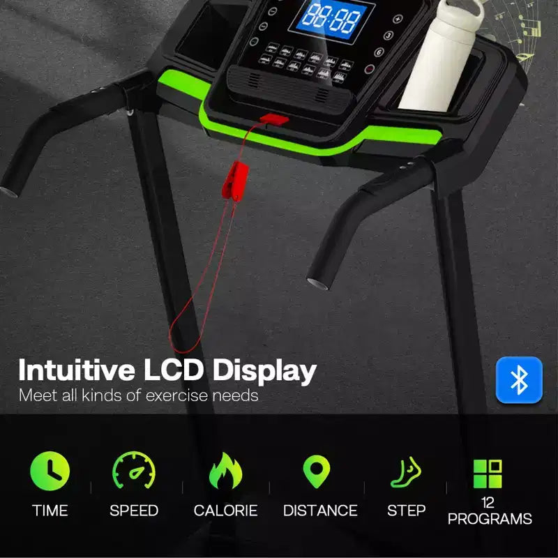 Tapis roulant pliable GDFStudio Velocity avec écran LED et inclinaison manuelle