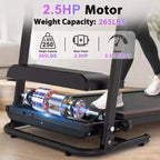 Tapis de course pliable compact GDFStudio Georgena avec écran ACL et inclinaison manuelle