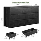 Grande commode moderne à 7 tiroirs pour chambre à coucher, grande commode en bois avec organisateur de rangement pour salon, couloir et entrée