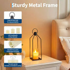 Remote Control Flameless Candle Centerpiece Acrylic Electronic Candle Safe Home Decor for Weddings Table Romantic Ambiance