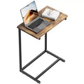 End Table, Side Table for Couch Slide Under, C Table Sofa Side End Table for Living Room, Suitable for Living Rooms, Bedrooms, Sofas, And Offices.