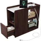 Bedside table, multi-functional bedside table, suitable for Home