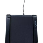 Tapis de course compact à 7 inclinaisons, tapis de marche sous le bureau avec moteur de 2,55 CV, capacité de 100 kg, écran LED, support vertical, gain de place pour un usage à domicile ou au bureau