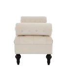 Whisen End of Bed Bench, Velvet Upholstered Tufted Bench Bedroom Bench Ottoman Footstool, Entryway Closet Bench with 2 Detachable Pillows