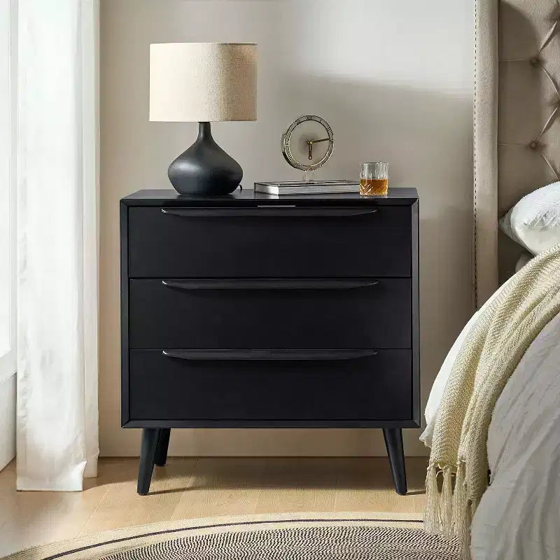 Xiroma 3 - Drawer Accent Chest| HULALA HOME-BLACK