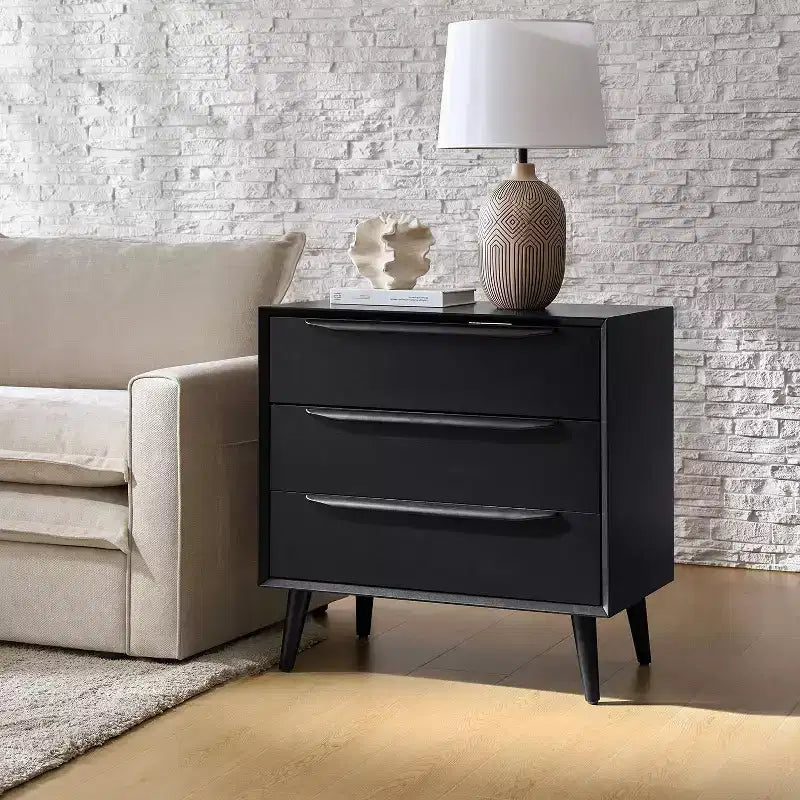 Xiroma 3 - Drawer Accent Chest| HULALA HOME-BLACK