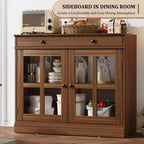 Kitchen Storage Cabinet, Buffet Cabinet with Storage, Modern Coffee Bar Cabinet, for Dining Room, Kitchen