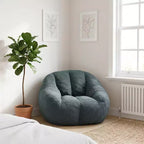 Fauteuil d'appoint Teddy FurnitureR, chaise longue moderne en tissu doux et moelleux, fauteuil confortable pour salon, chambre, coin lecture