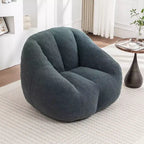 Fauteuil d'appoint Teddy FurnitureR, chaise longue moderne en tissu doux et moelleux, fauteuil confortable pour salon, chambre, coin lecture