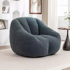 Fauteuil d'appoint Teddy FurnitureR, chaise longue moderne en tissu doux et moelleux, fauteuil confortable pour salon, chambre, coin lecture