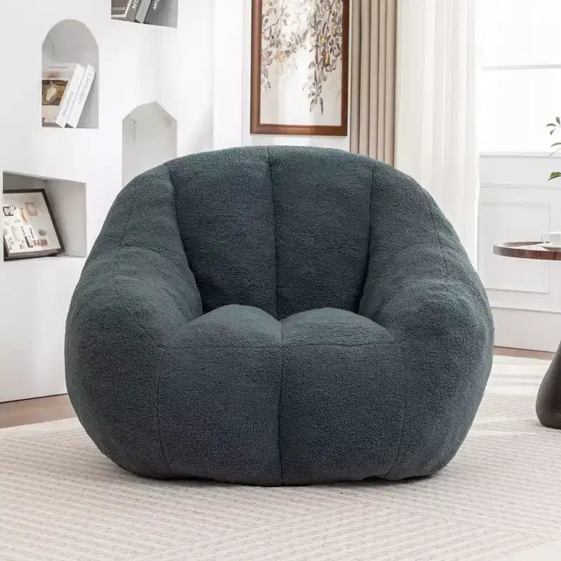Fauteuil d'appoint Teddy FurnitureR, chaise longue moderne en tissu doux et moelleux, fauteuil confortable pour salon, chambre, coin lecture