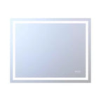 SUMERAIN 40x32 Wall Bathroom Mirror with 3 Color, Fog-Free ETL Smart Vanity Mirror Tempered Glass