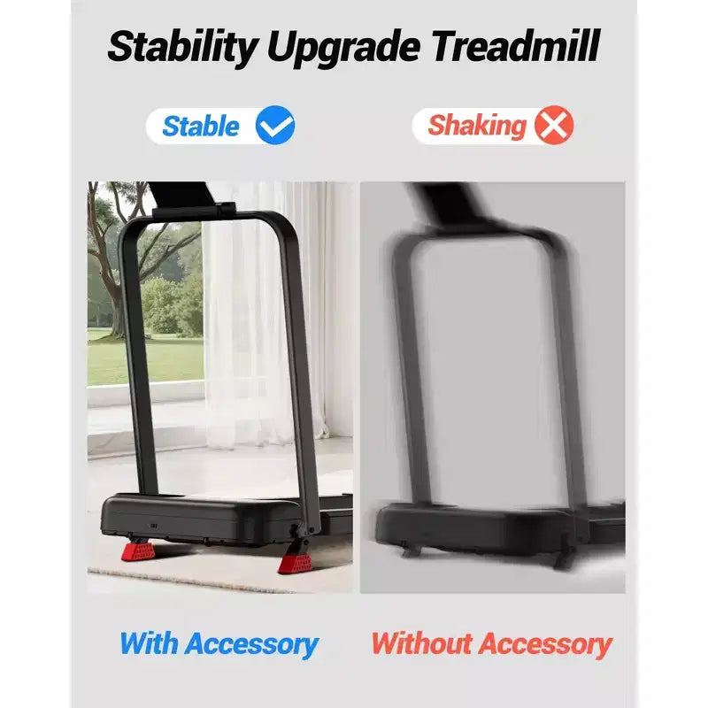 Tapis de marche inclinable à 15% avec barre de maintien - Tapis de course pliable silencieux de 2,5 CV pour la maison ou le bureau, sous le bureau, tapis de marche portable avec capacité de 100 kg