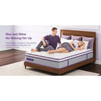 Sersper Matelas hybride à ressorts et mousse à mémoire de forme 14 pouces King