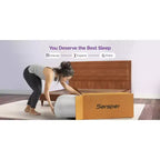 Sersper Matelas hybride à ressorts et mousse à mémoire de forme 14 pouces King