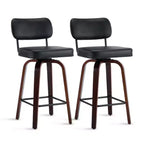 360 Swivel Counter Height Bar Stools Set of 2