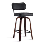 360 Swivel Counter Height Bar Stools Set of 2
