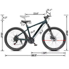 GDFStudio Trailcrest 26 Inch All-Terrain 21-Speed Front Suspension Mountain Bike