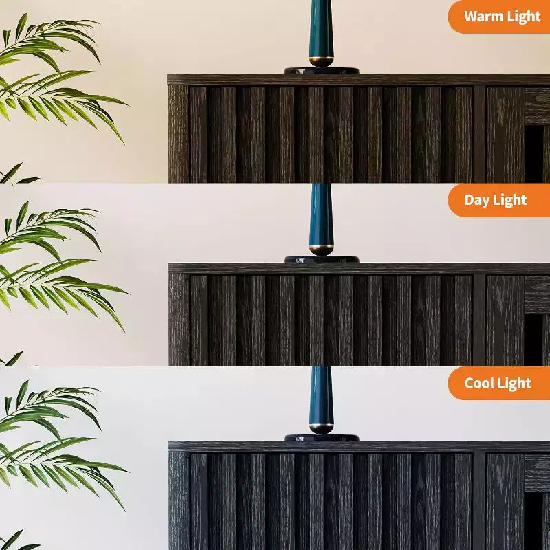 Meuble TV Mid-Century Modern GustoWave avec portes à grille, étagères réglables et rangement
